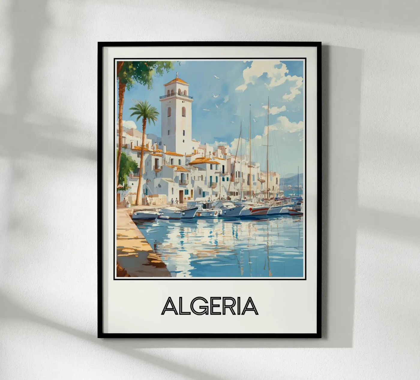 Poster Algeria poster da Frame the World