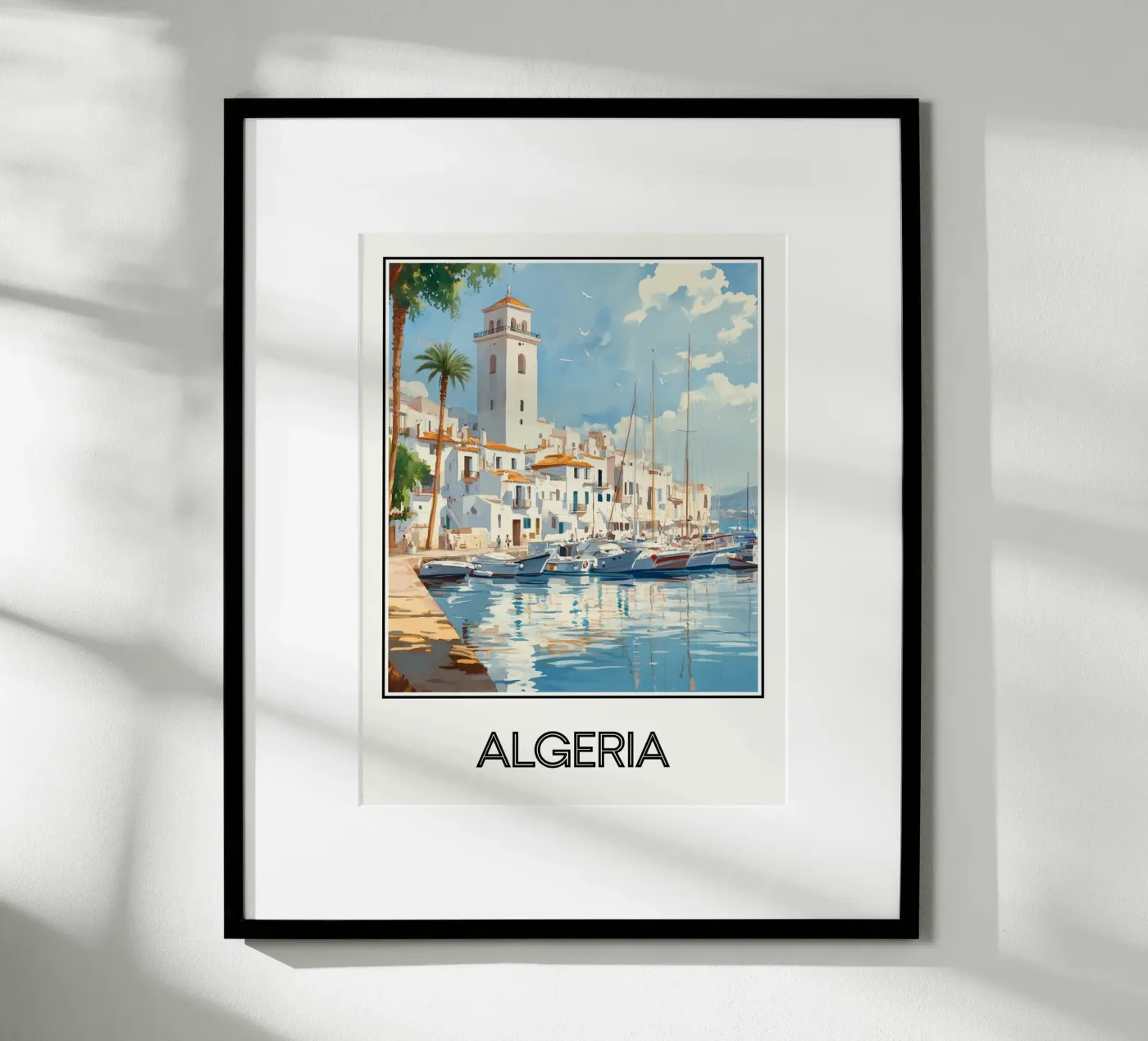 Poster Algeria poster da Frame the World