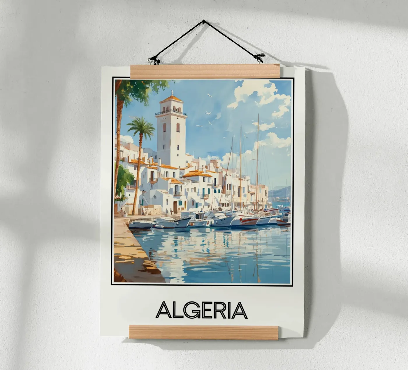 Poster Algeria poster da Frame the World