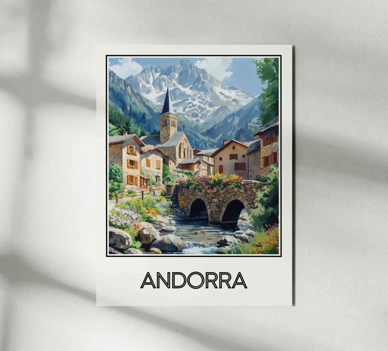 Andorre alluminio dibond da Frame the World