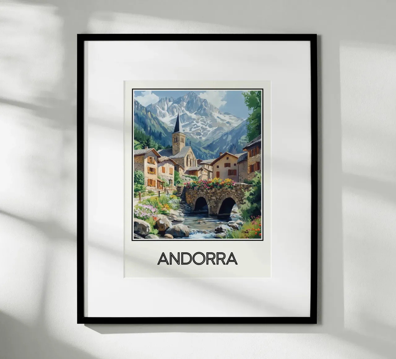 Andorre carta hahnemühle da Frame the World