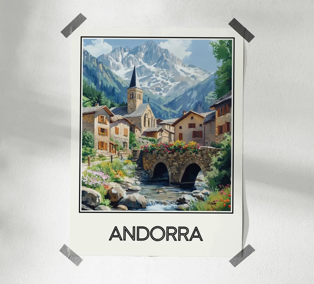 Andorre carta hahnemühle da Frame the World