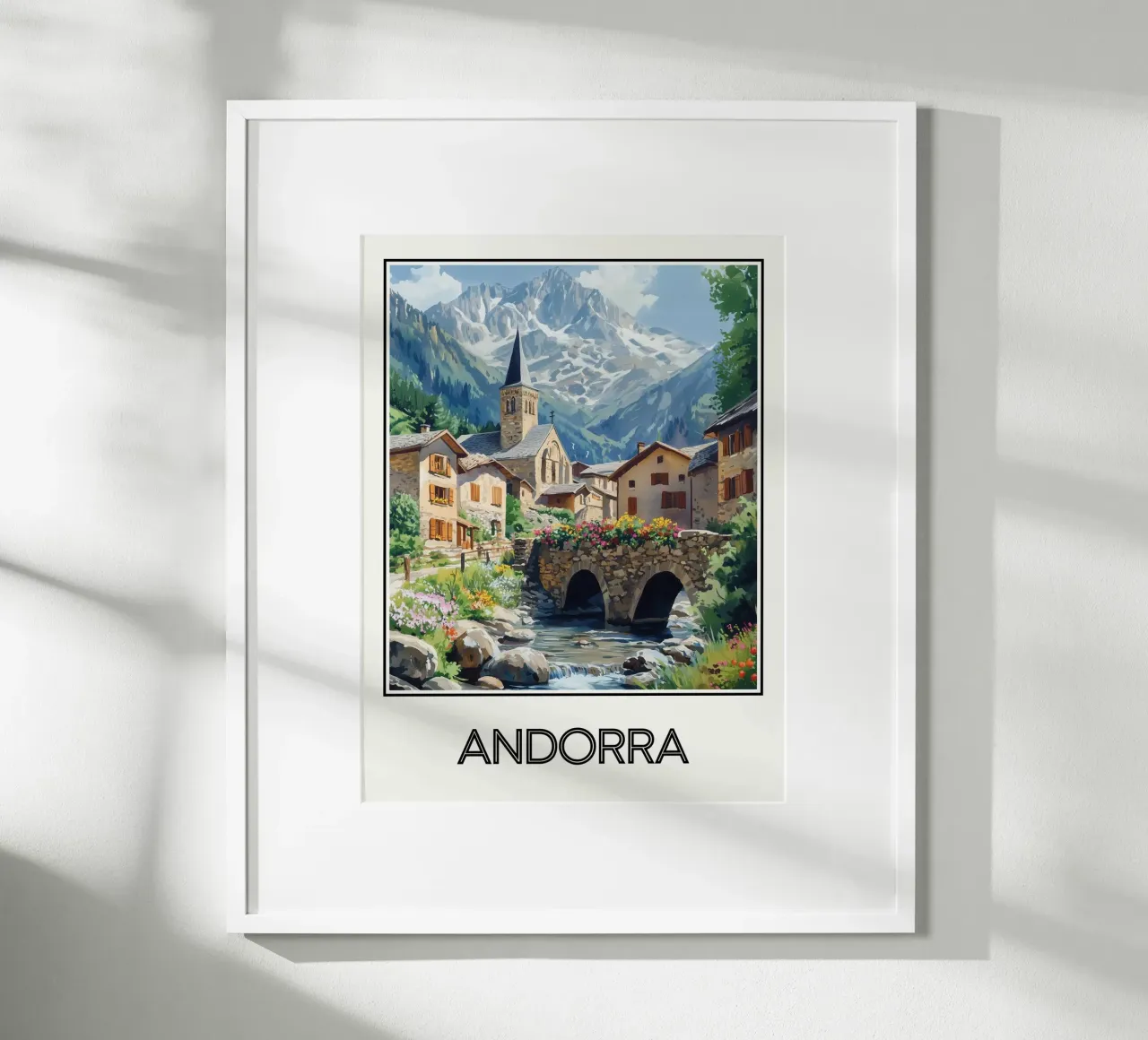 Andorre carta hahnemühle da Frame the World