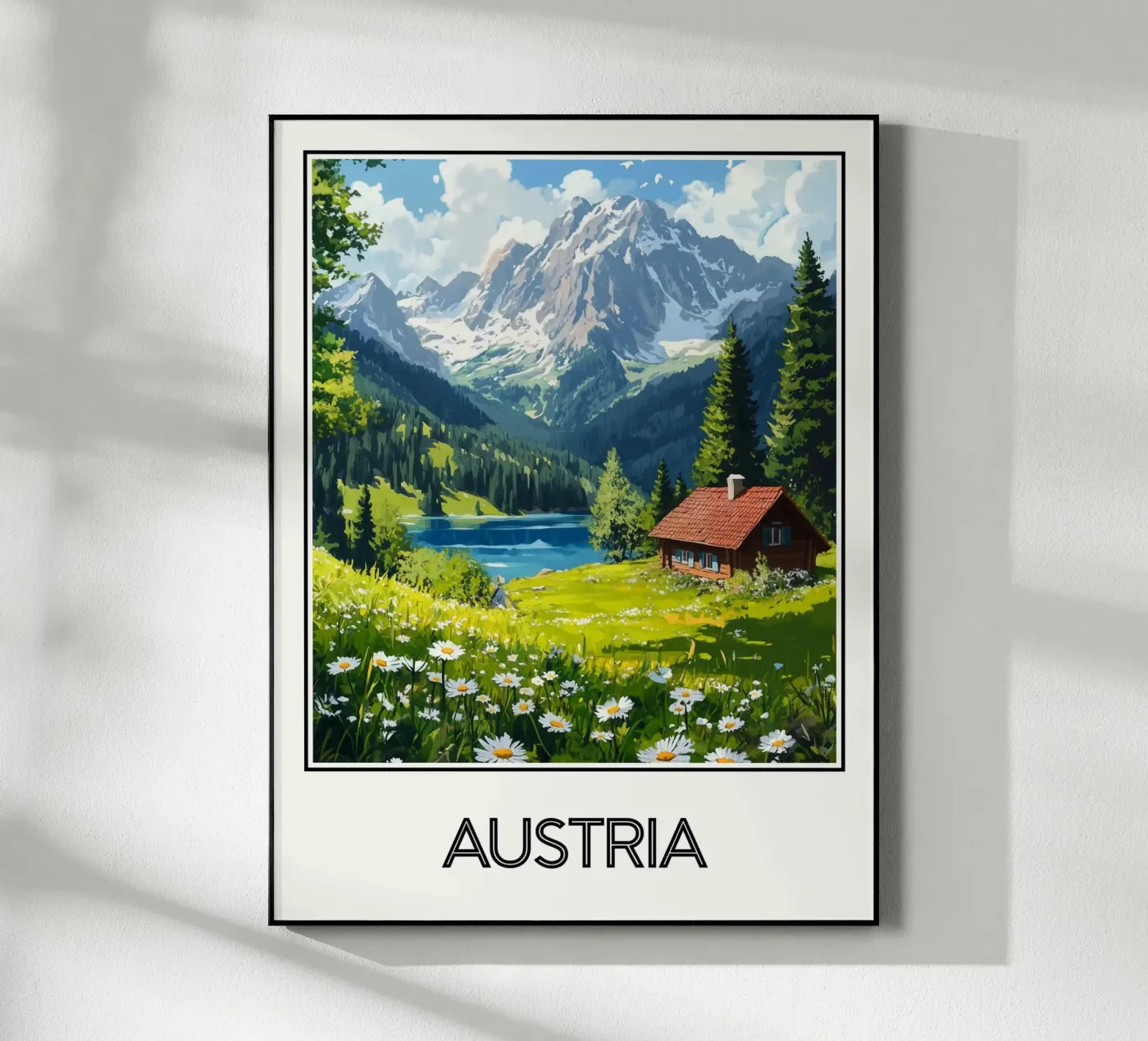 Affiche Autriche plexiglass da Frame the World