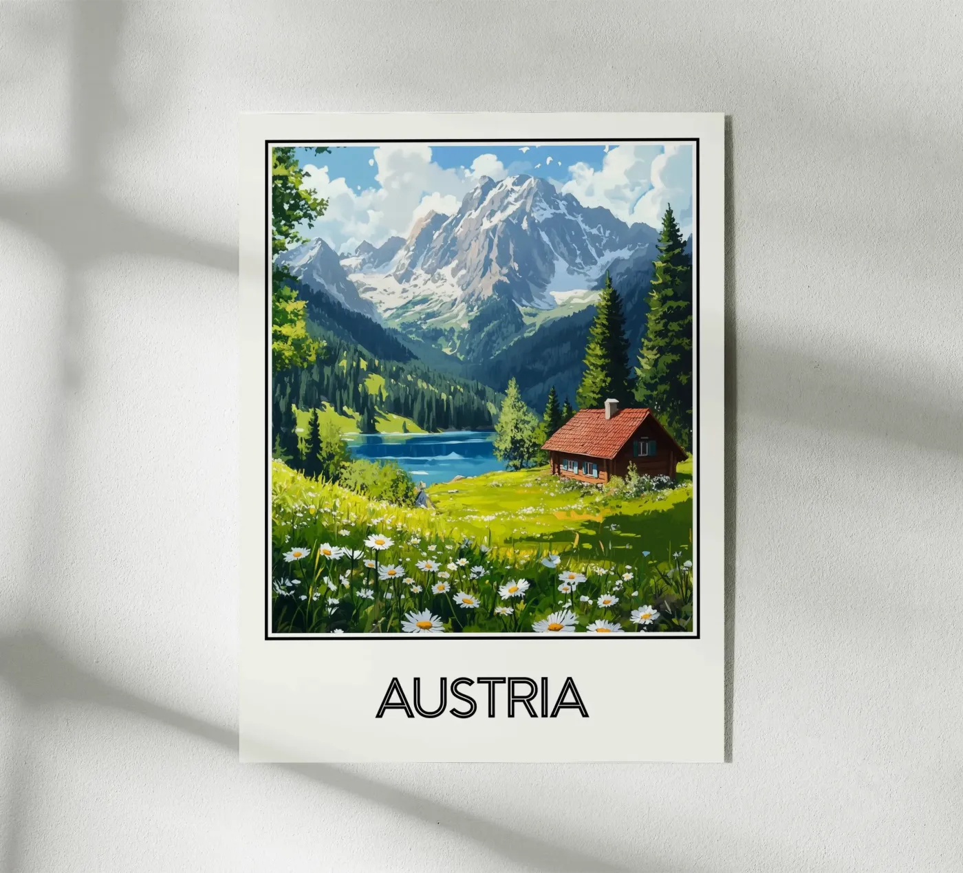 Affiche Autriche plexiglass da Frame the World