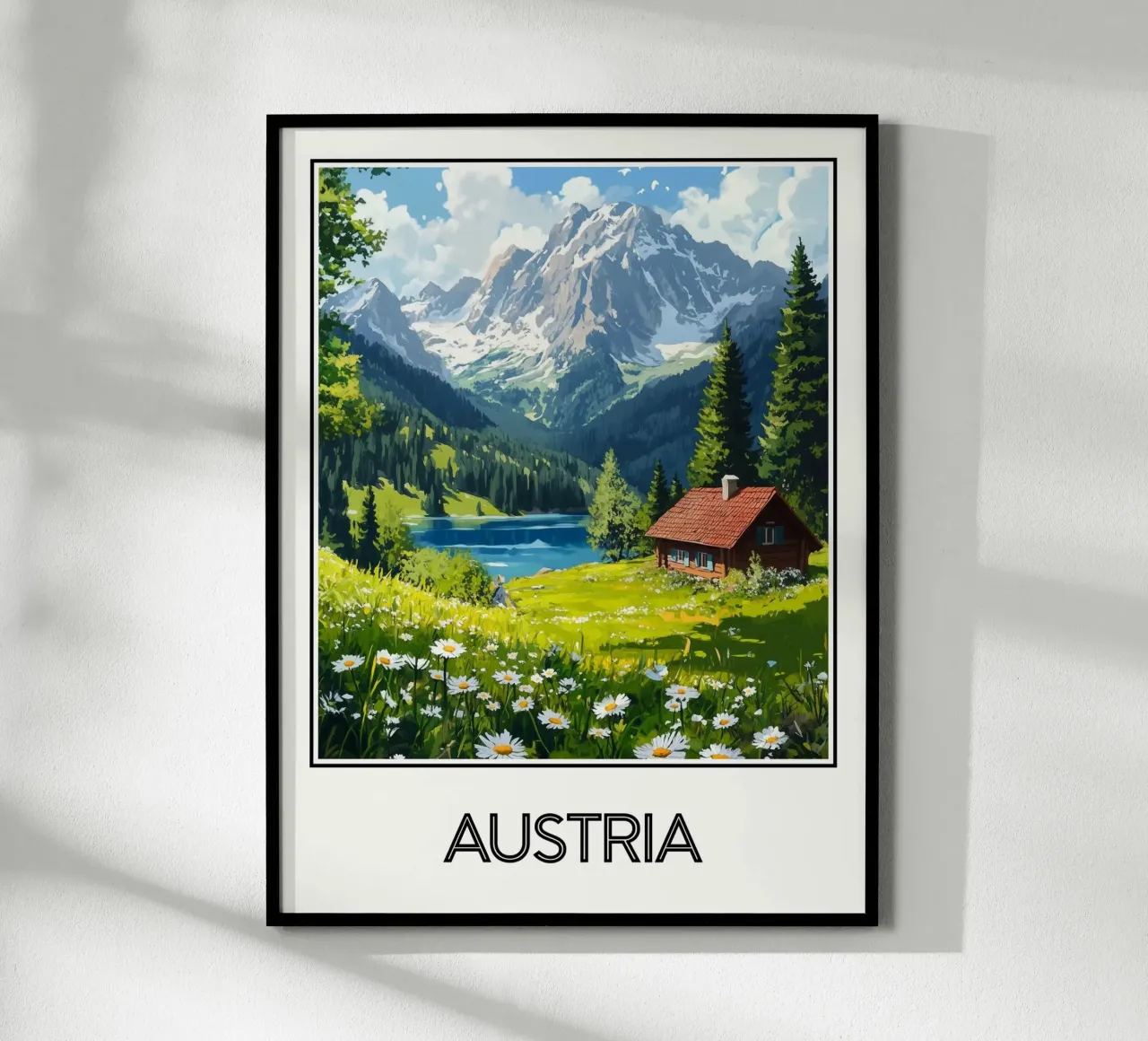 Affiche Autriche carta hahnemühle da Frame the World