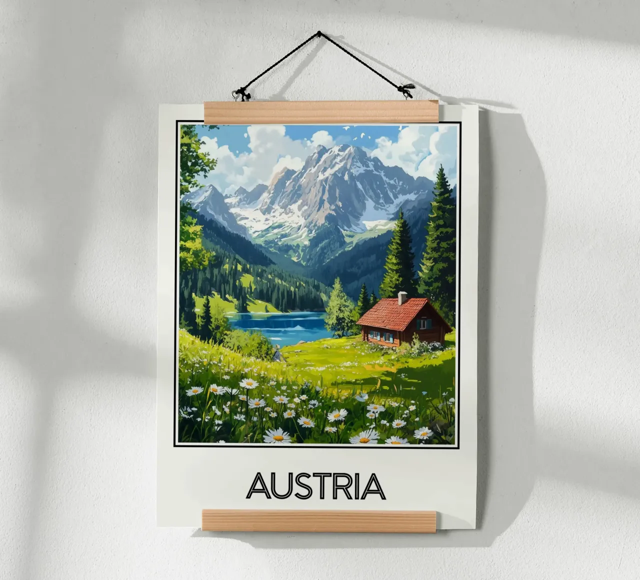 Affiche Autriche carta hahnemühle da Frame the World