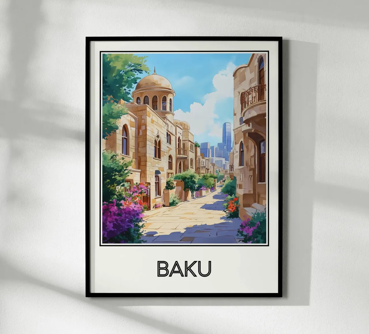 Bakou poster da Frame the World