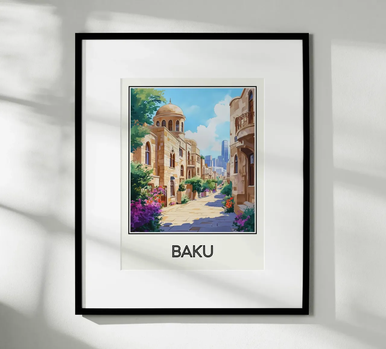 Bakou poster da Frame the World