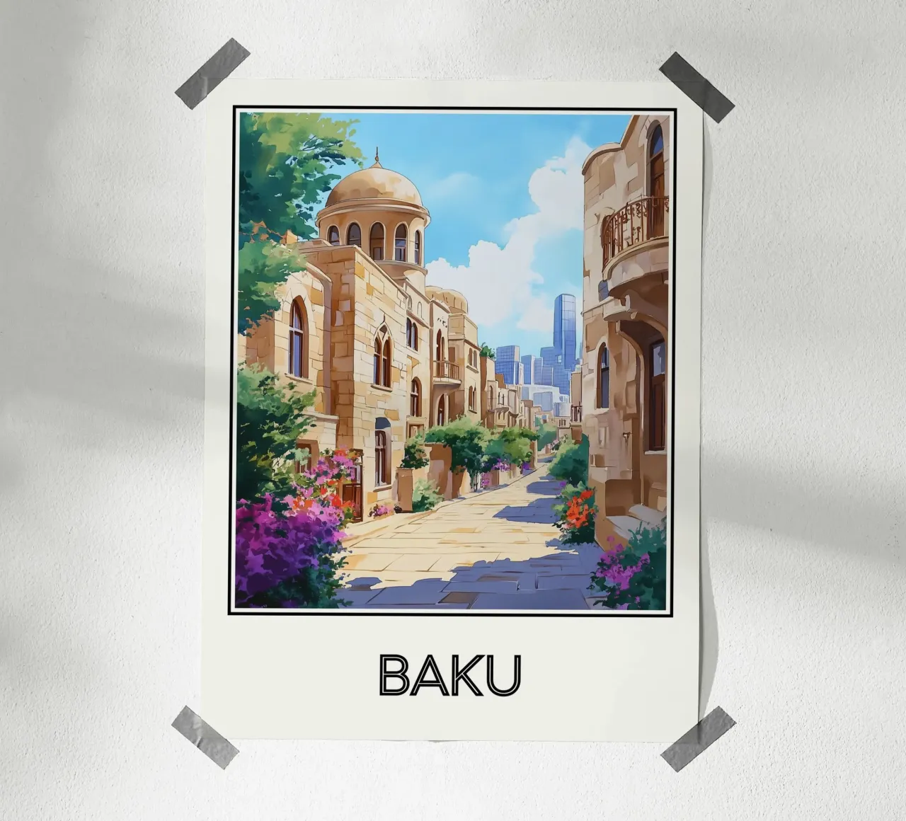 Bakou poster da Frame the World