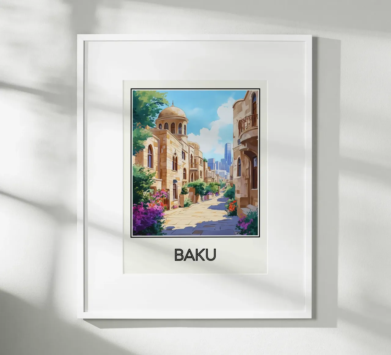 Bakou poster da Frame the World