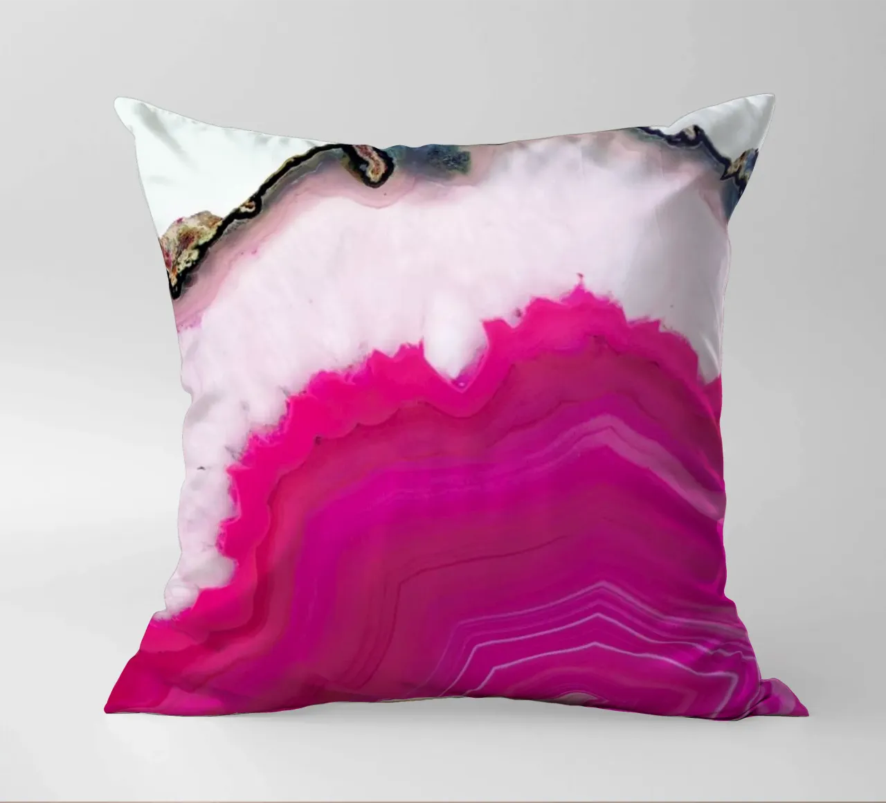Pink Agate Slice cuscino da cafelab