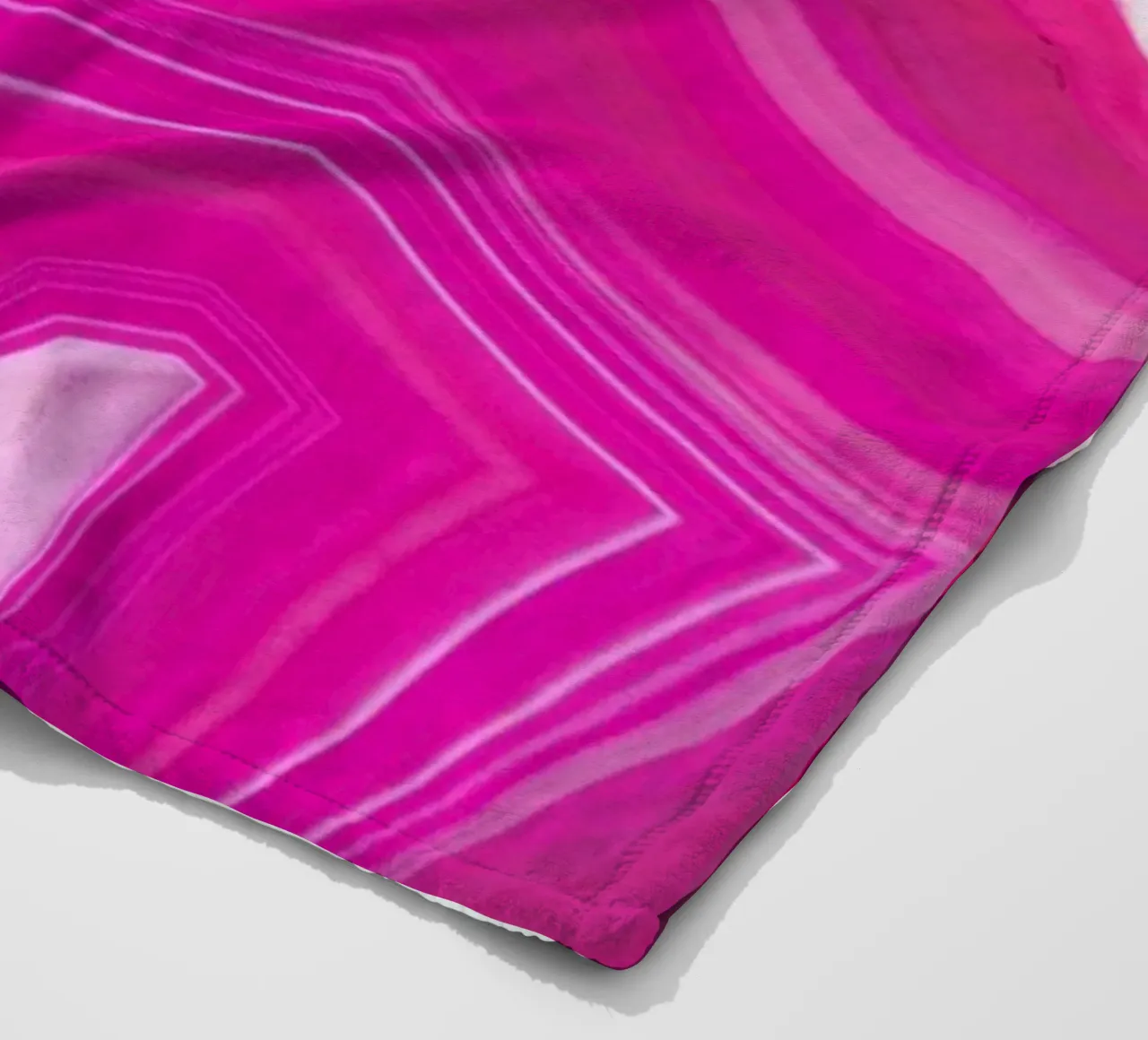 Pink Agate Slice coperta in pile da cafelab