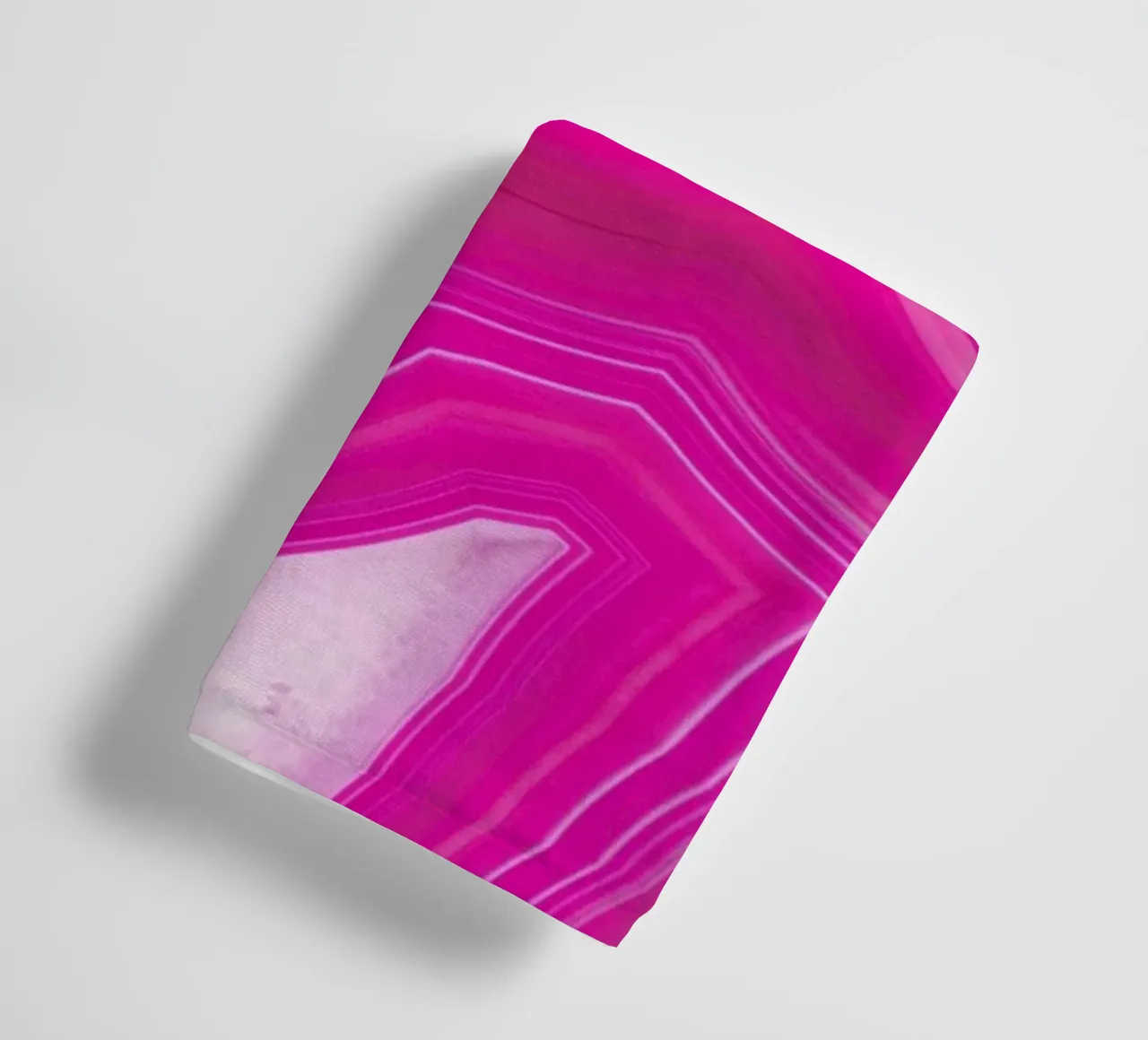 Pink Agate Slice asciugamano da bagno da cafelab
