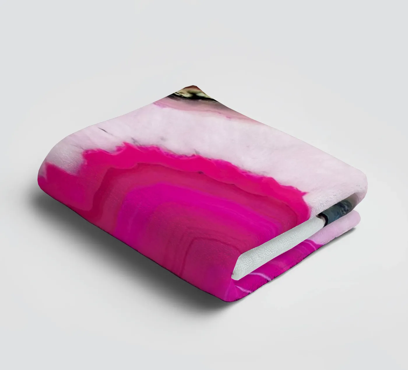 Pink Agate Slice badhanddoek van cafelab