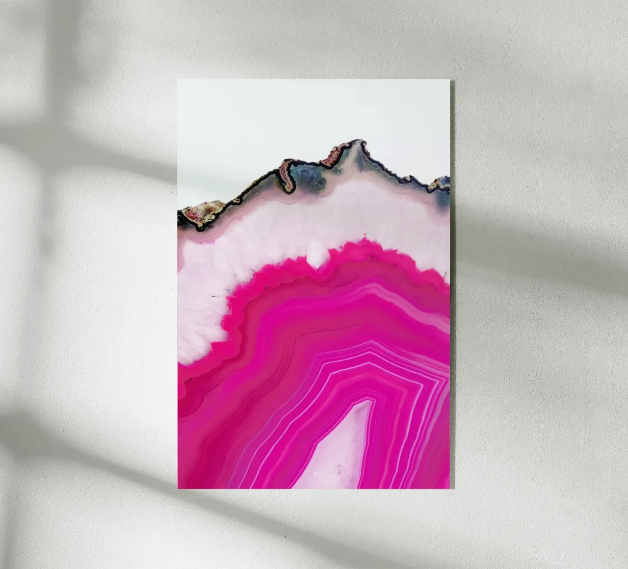 Pink Agate Slice plexiglass da cafelab