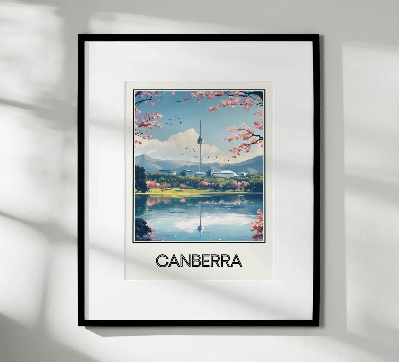 Canberra poster da Frame the World