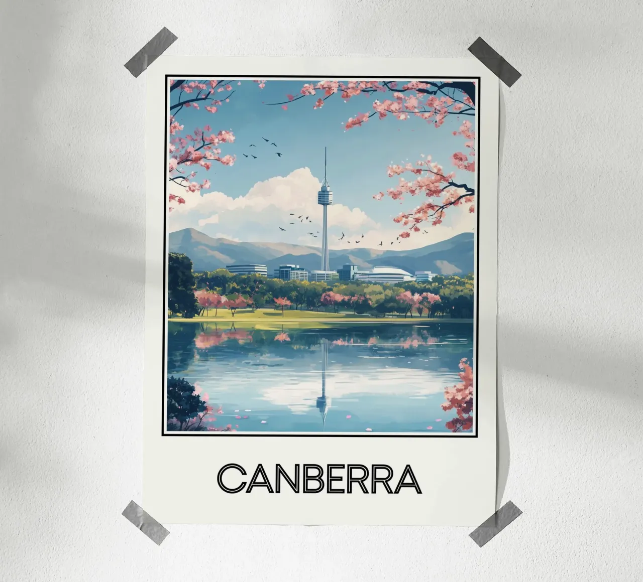 Canberra poster da Frame the World