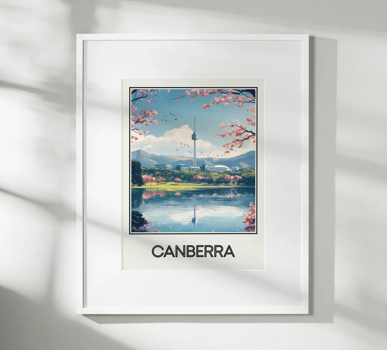 Canberra poster da Frame the World