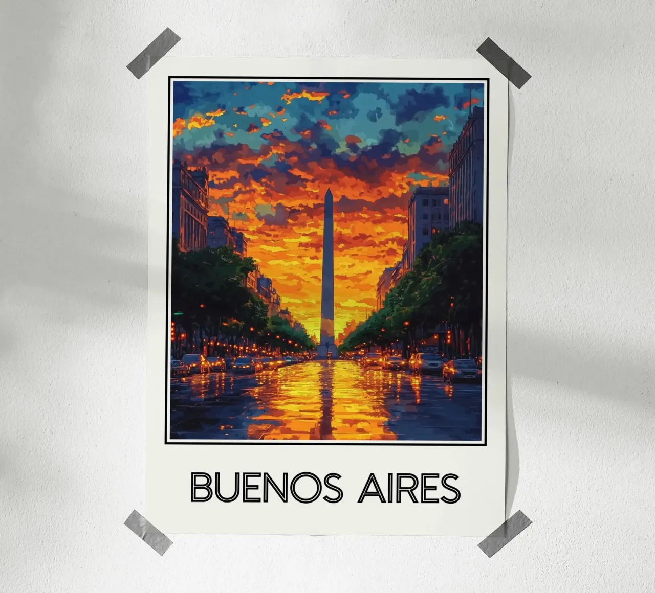 Buenos Aires poster da Frame the World