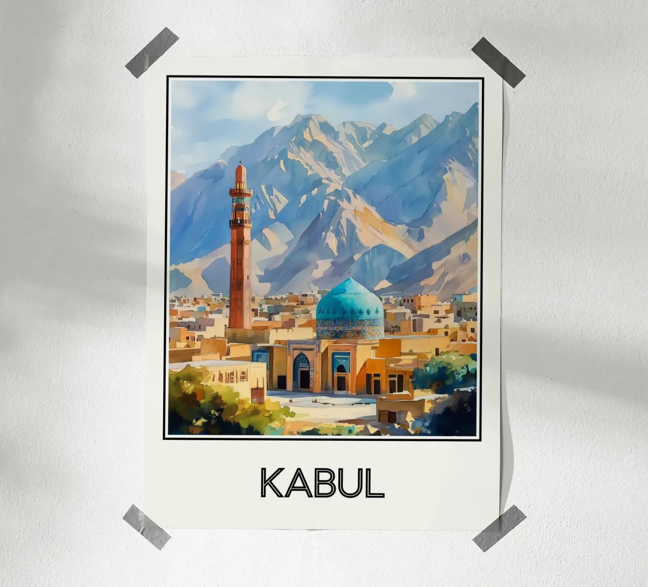 Kaboul poster da Frame the World