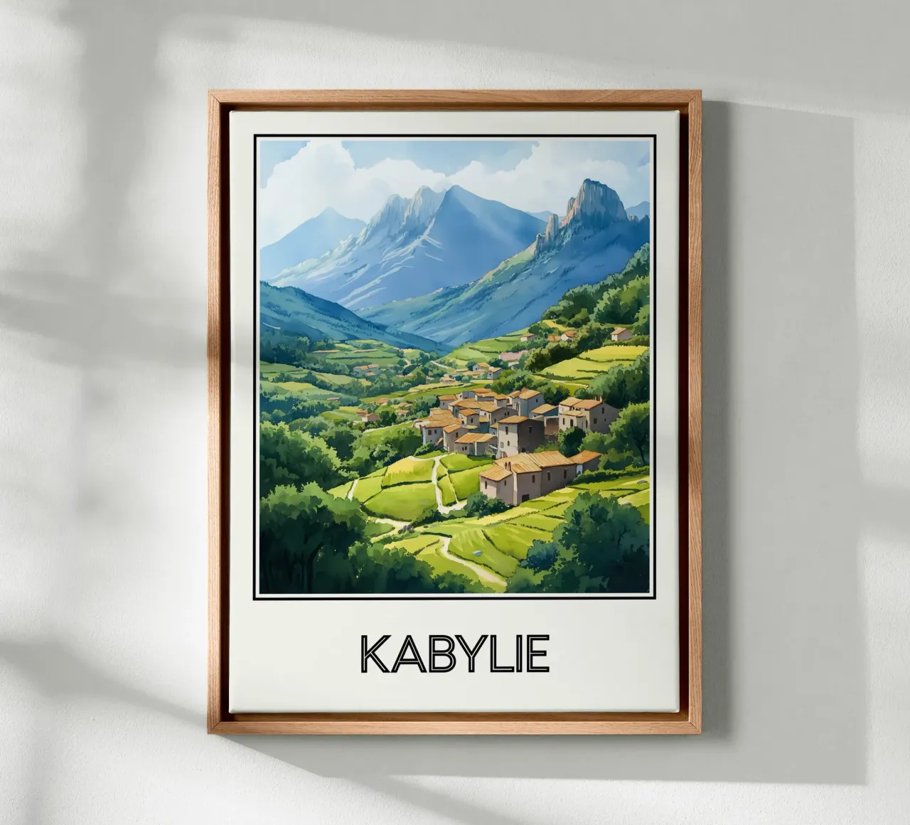 Kabylie tela con Cornice a cassetta da Frame the World