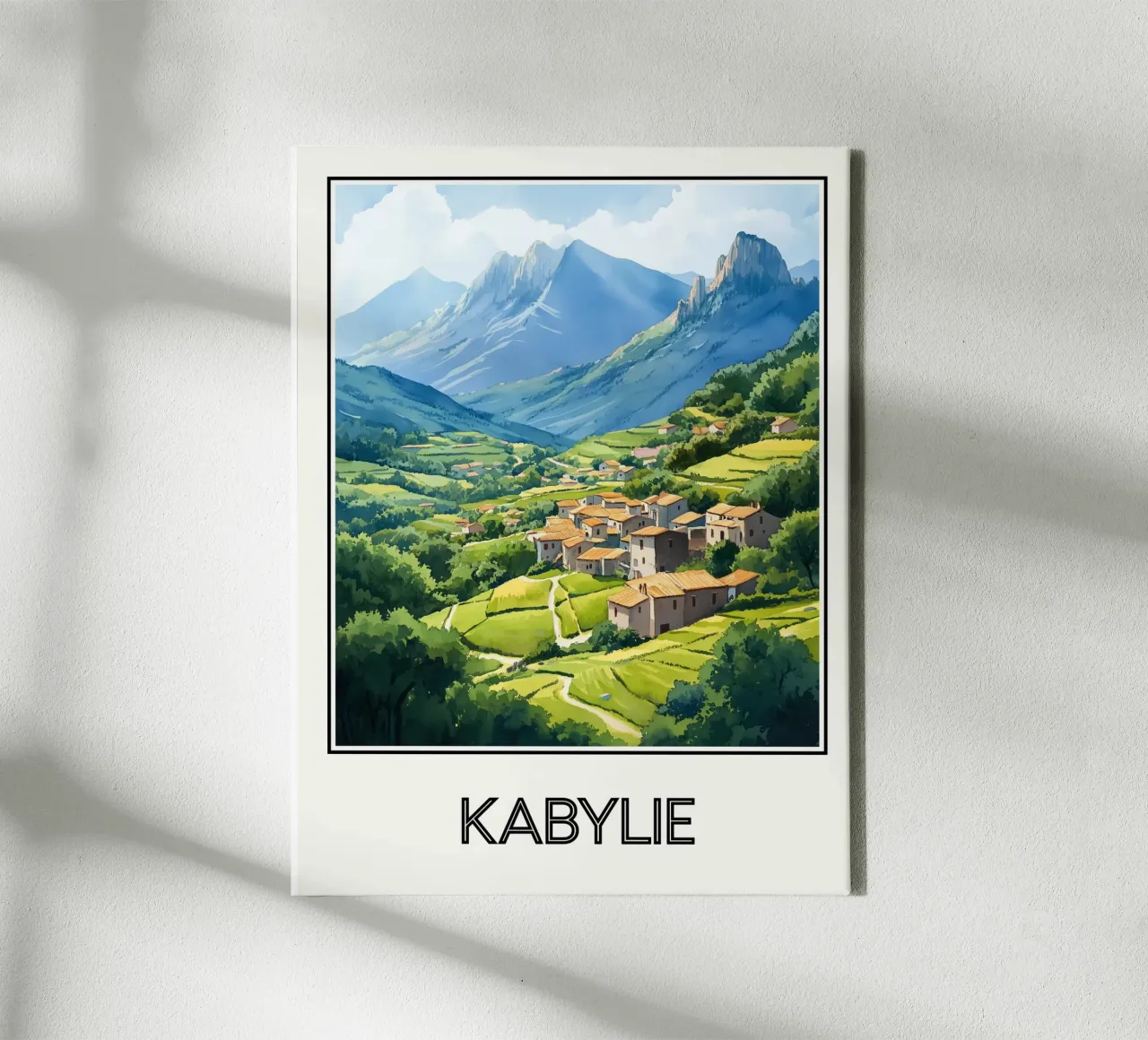 Kabylie tela con Cornice a cassetta da Frame the World