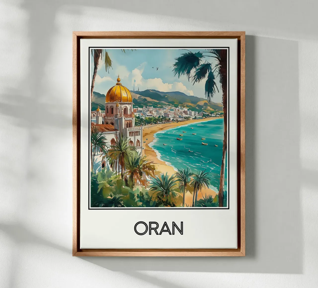 Oran tela con Cornice a cassetta da Frame the World
