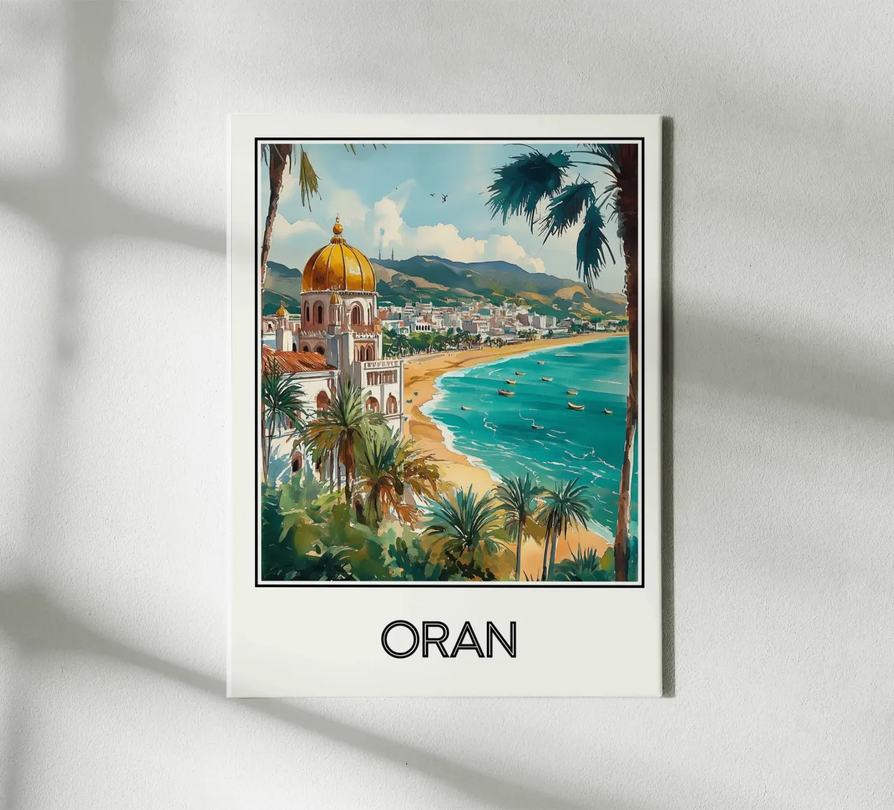 Oran tela con Cornice a cassetta da Frame the World