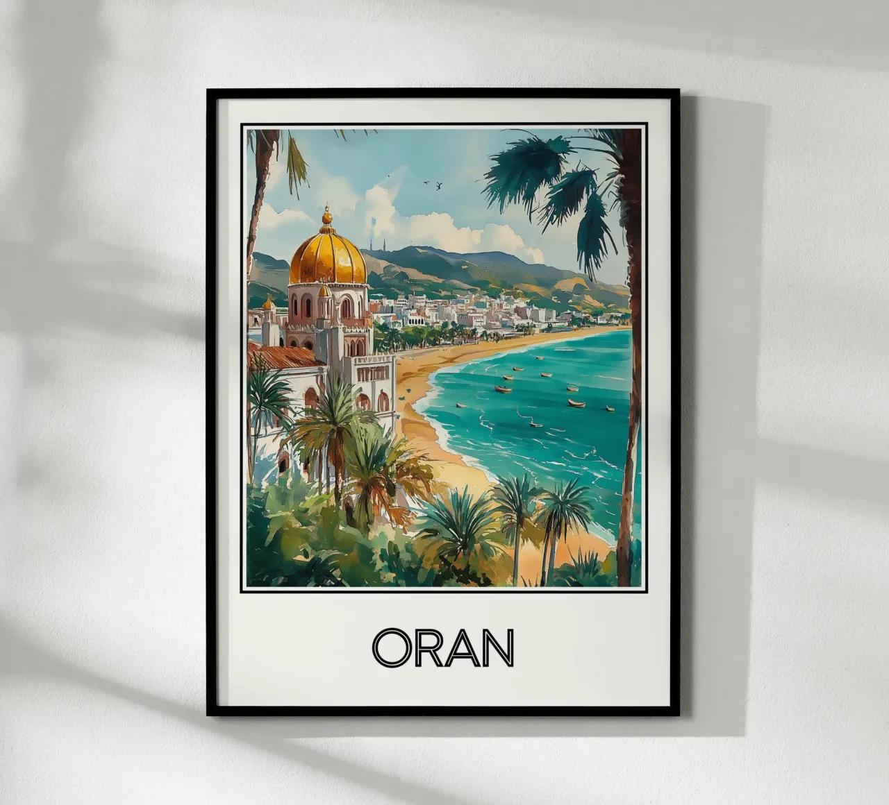 Oran poster con telaio in plastica da Frame the World
