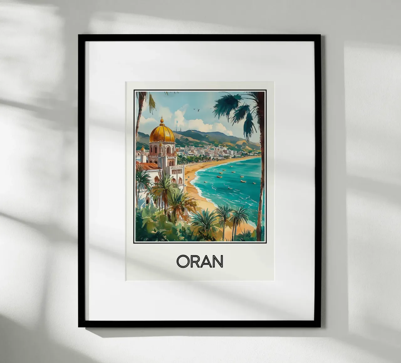 Oran poster con telaio in plastica da Frame the World