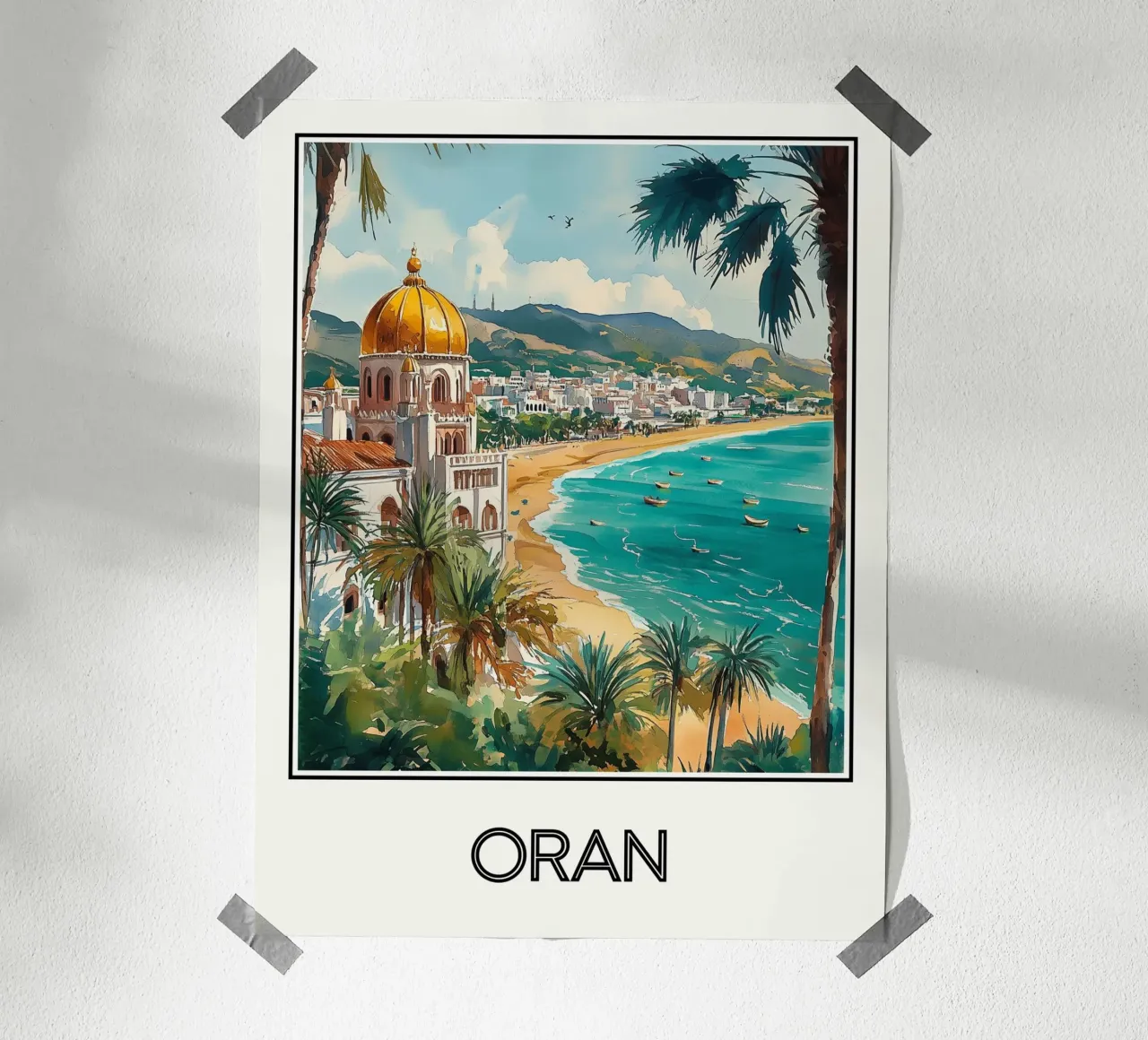 Oran poster con telaio in plastica da Frame the World