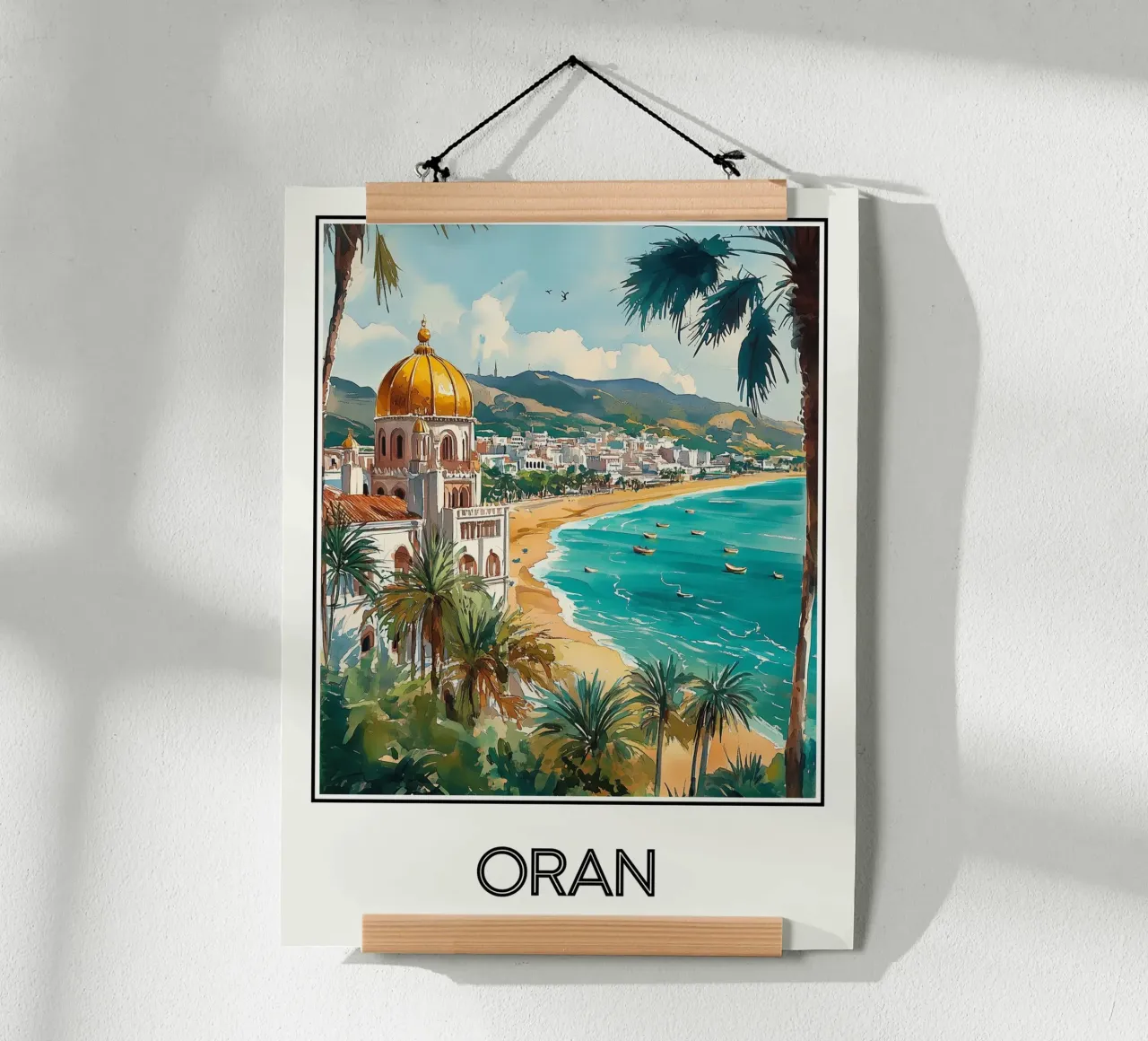 Oran poster con telaio in plastica da Frame the World