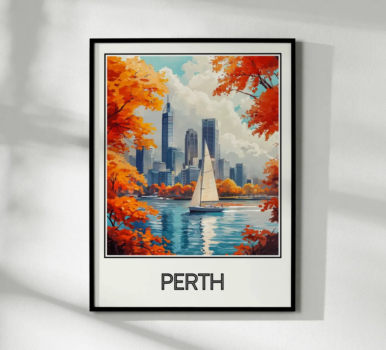 Perth poster da Frame the World
