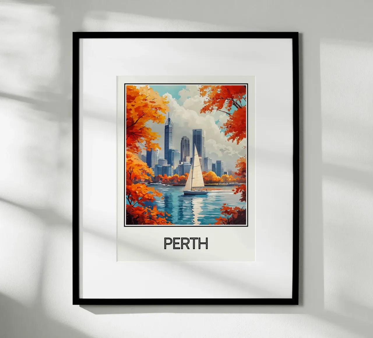 Perth poster da Frame the World