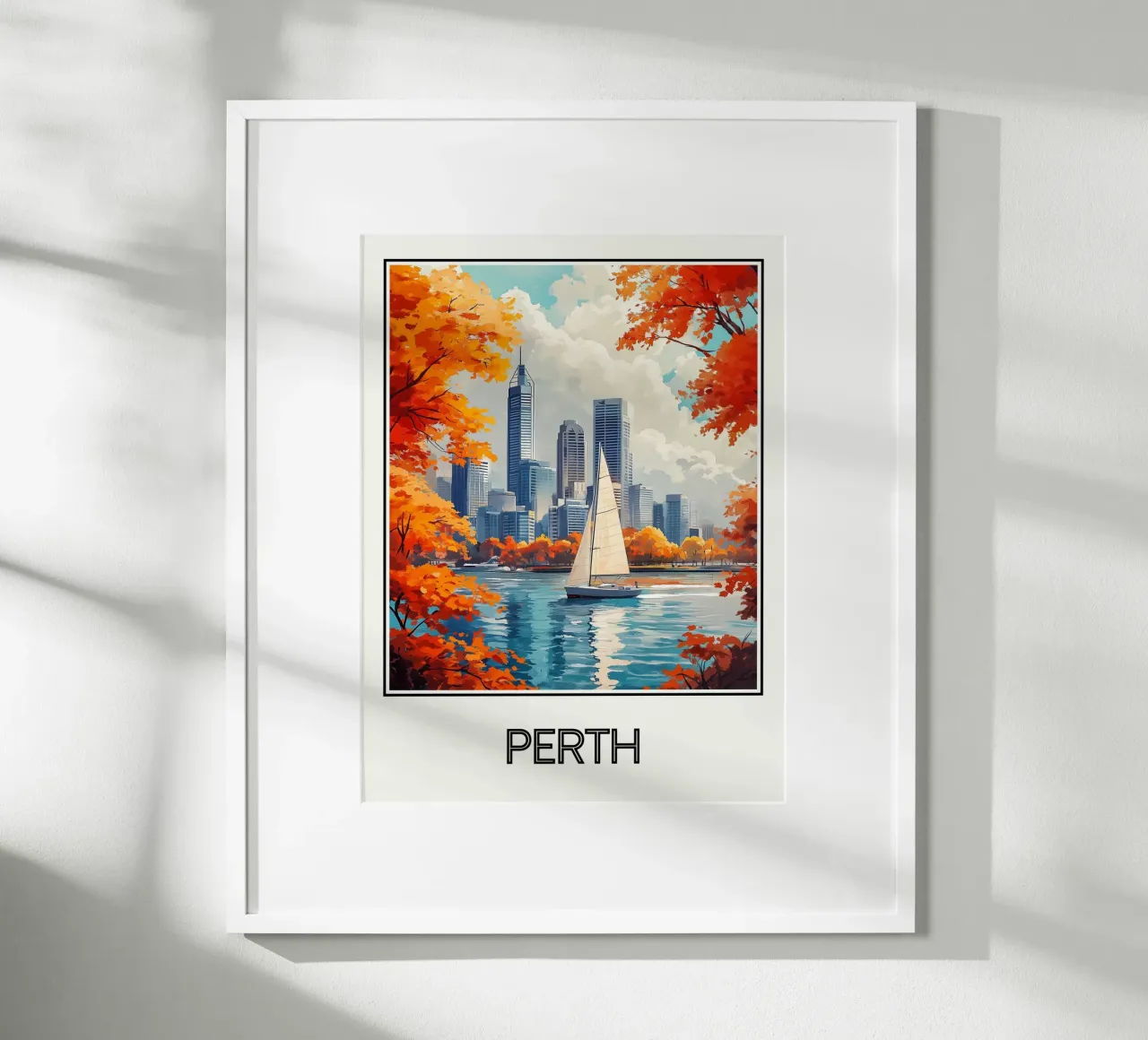 Perth poster da Frame the World
