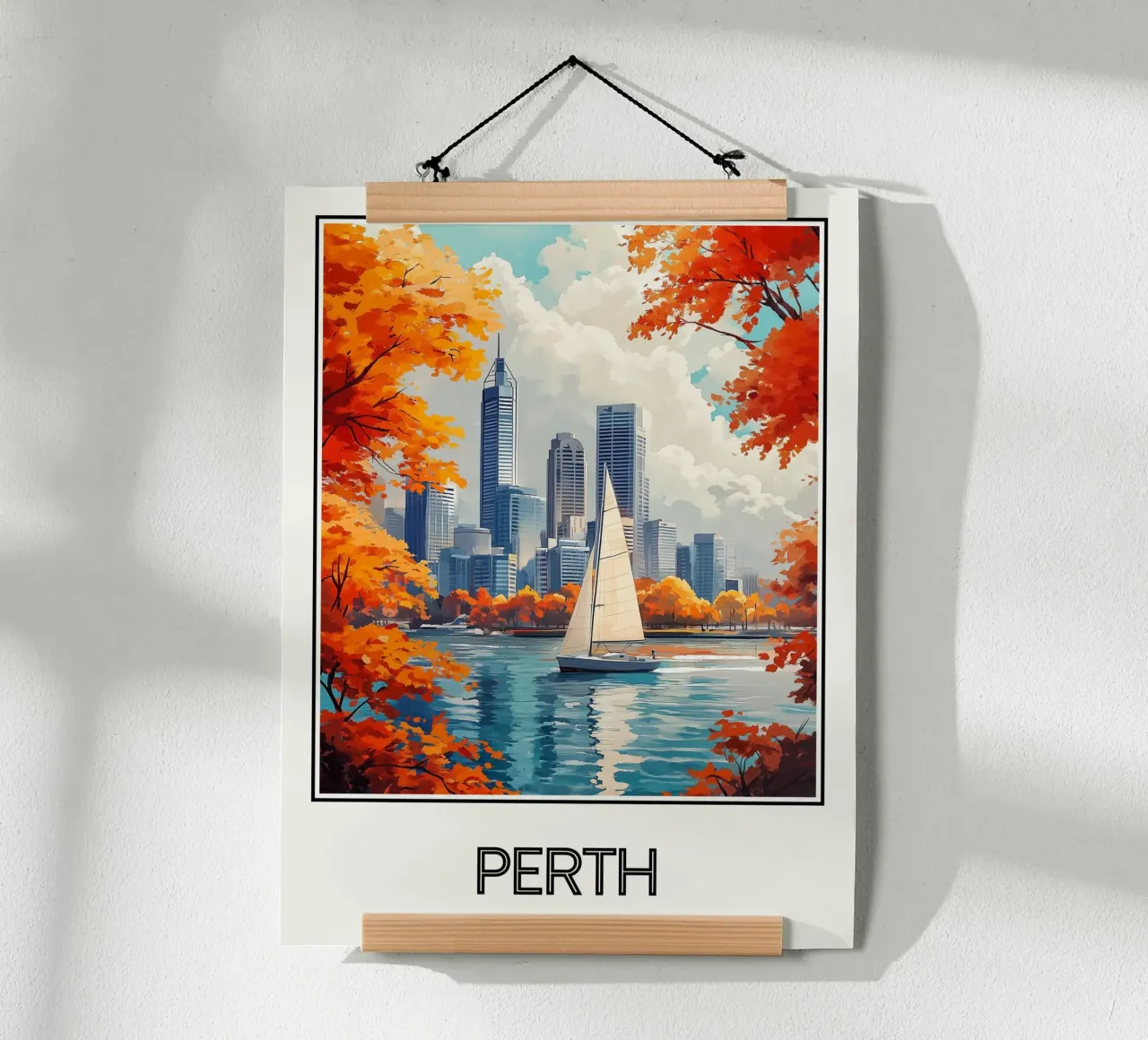 Perth poster da Frame the World