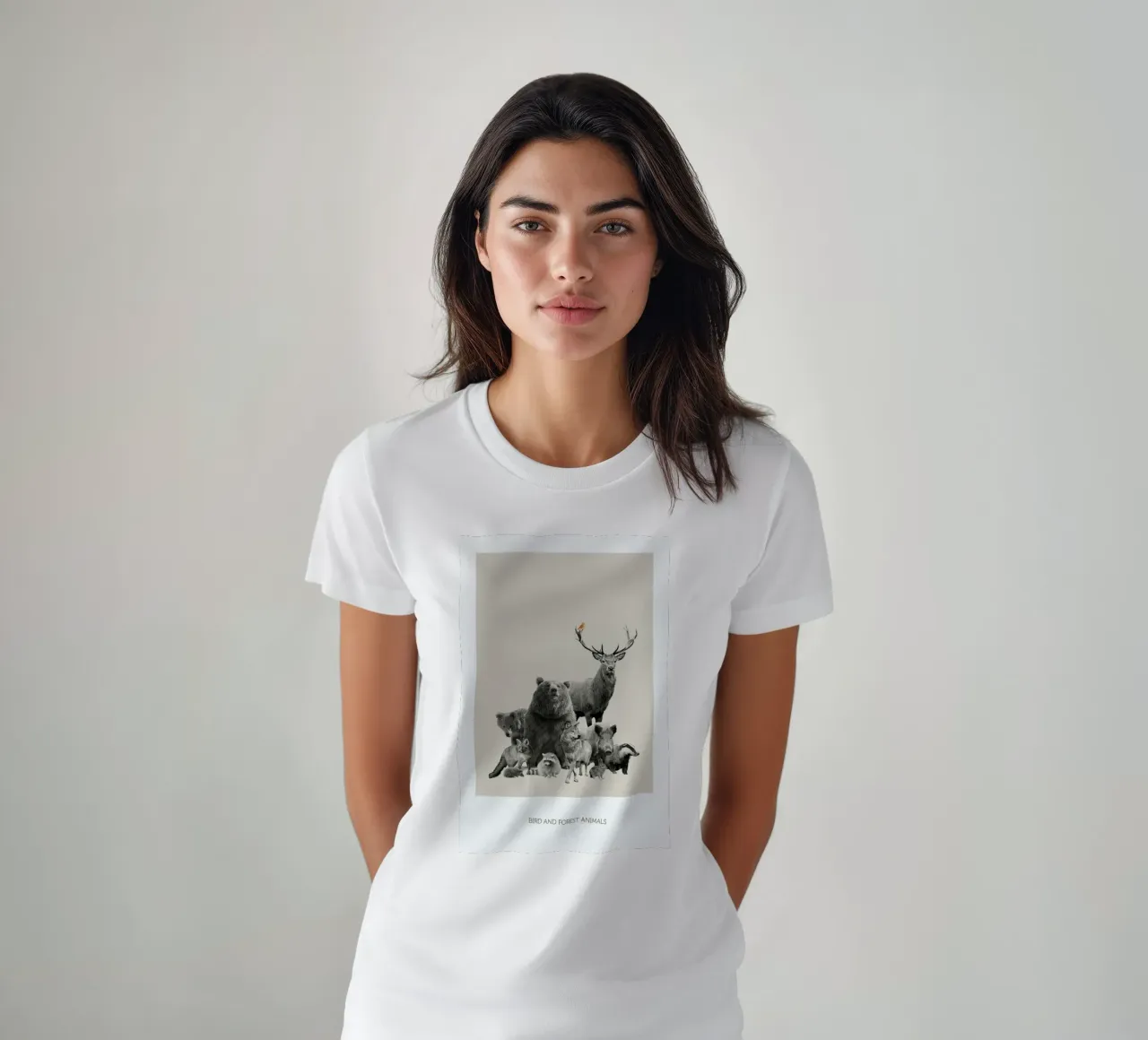 Bird And Forest Animals t-shirt da Sarah Bühler
