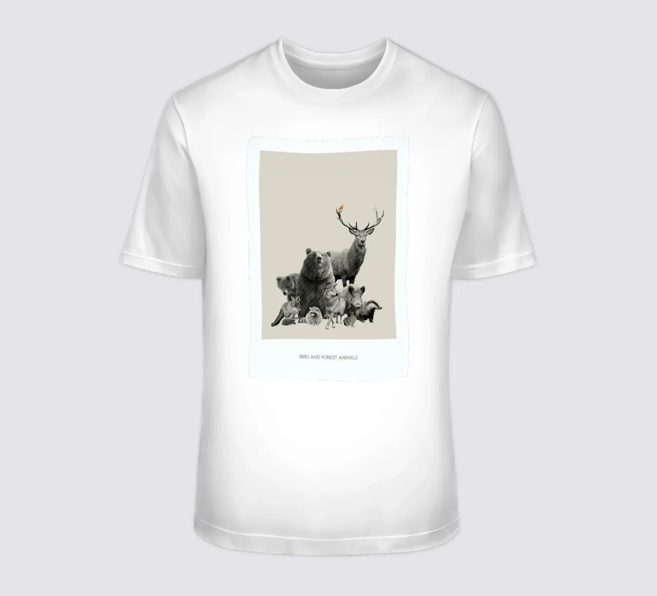 Bird And Forest Animals t-shirt da Sarah Bühler