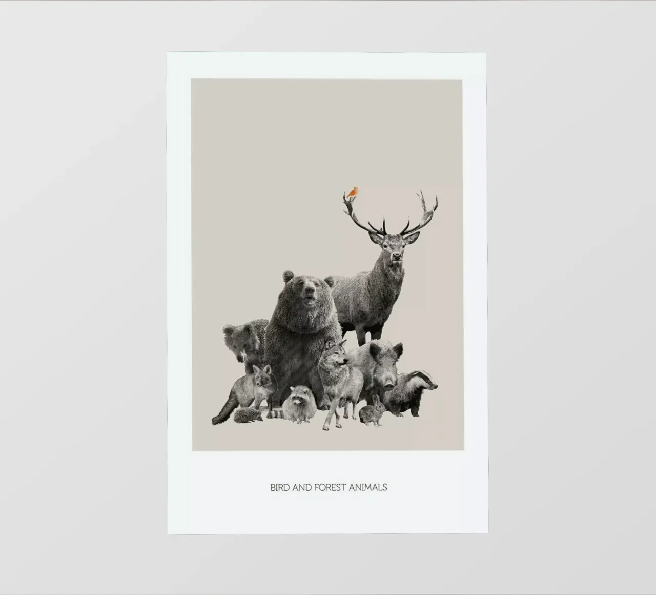 Bird And Forest Animals lonas publicitarias de Sarah Bühler