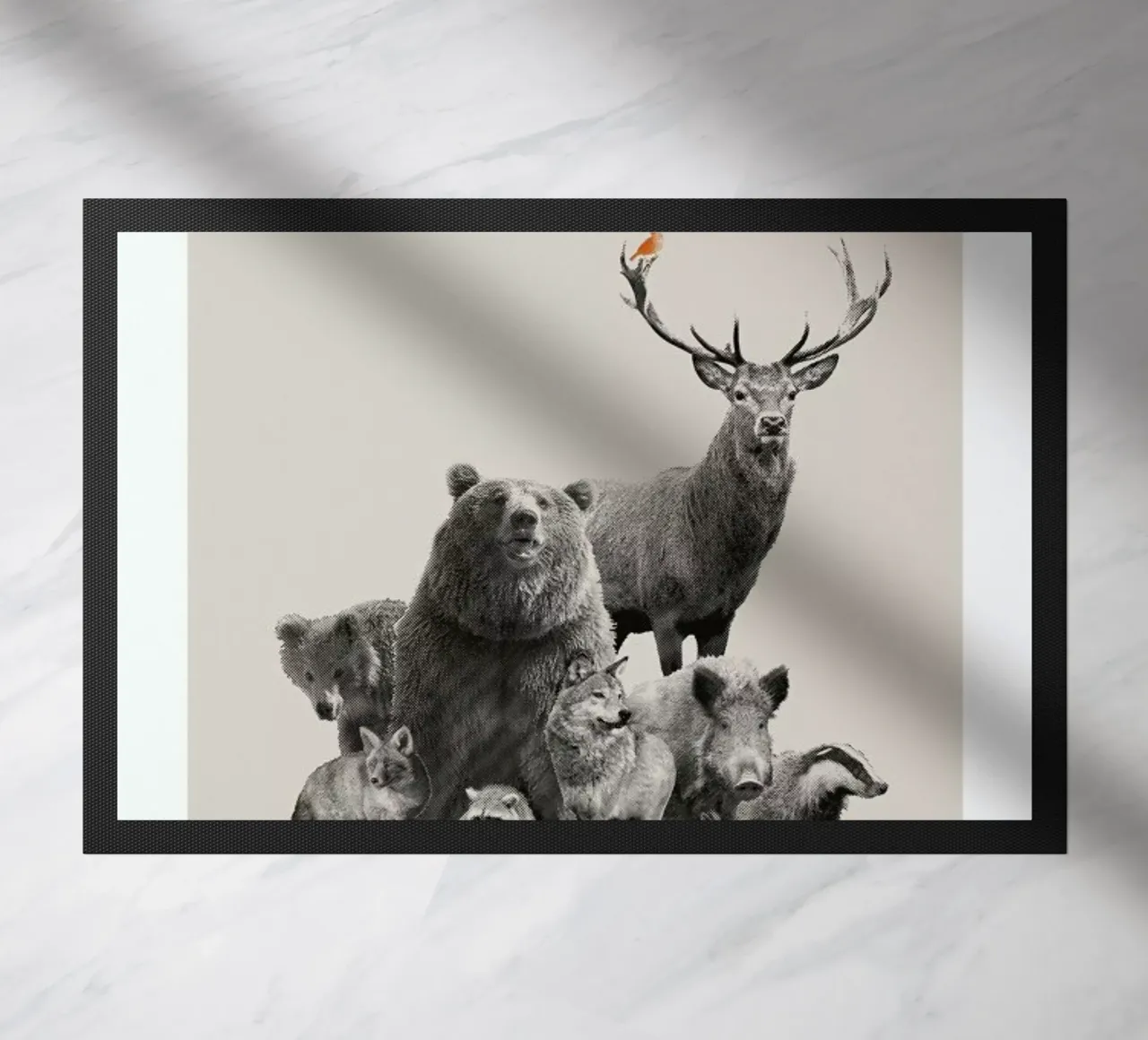 Bird And Forest Animals felpudo de Sarah Bühler