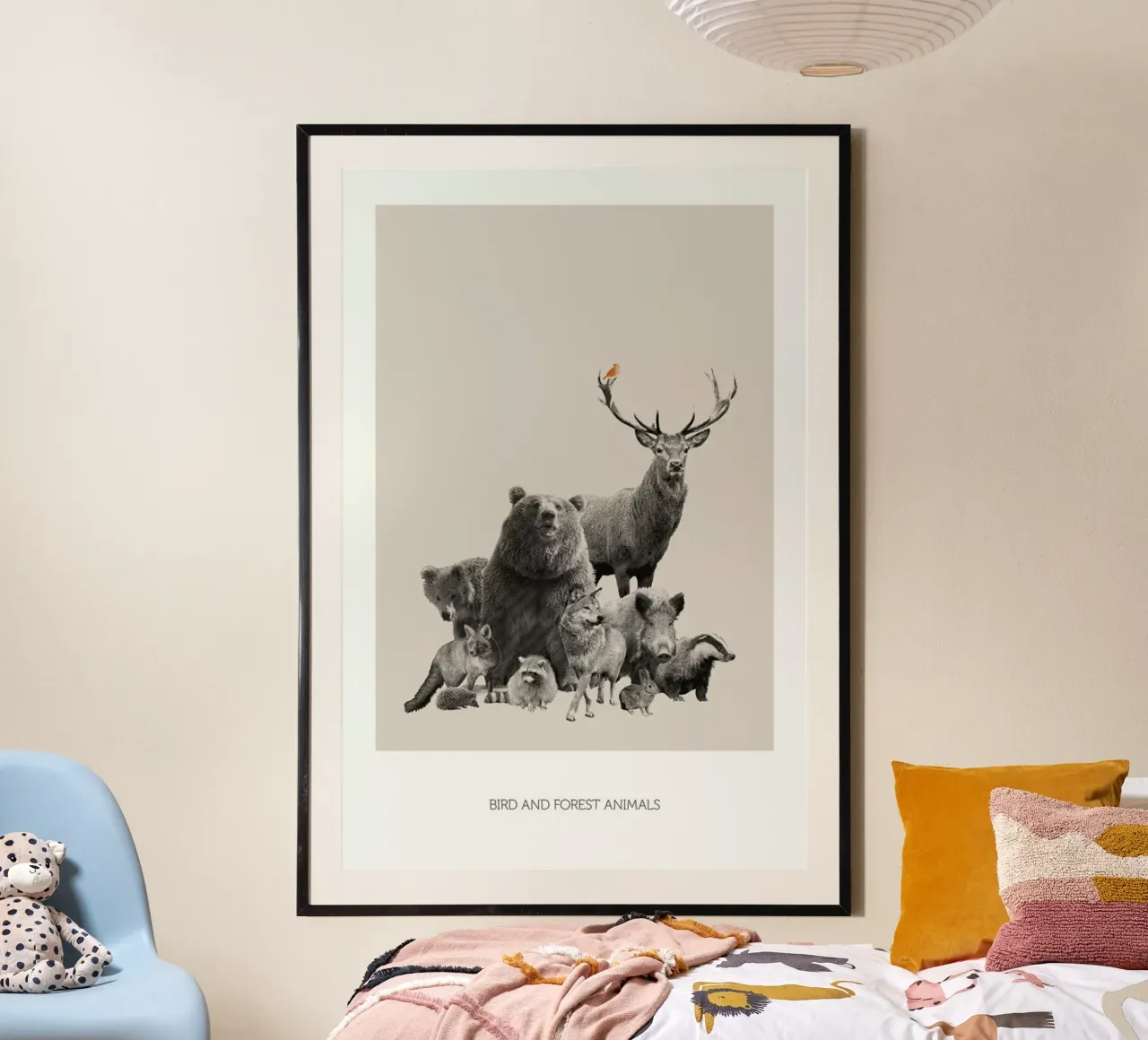Bird And Forest Animals carta hahnemühle da Sarah Bühler