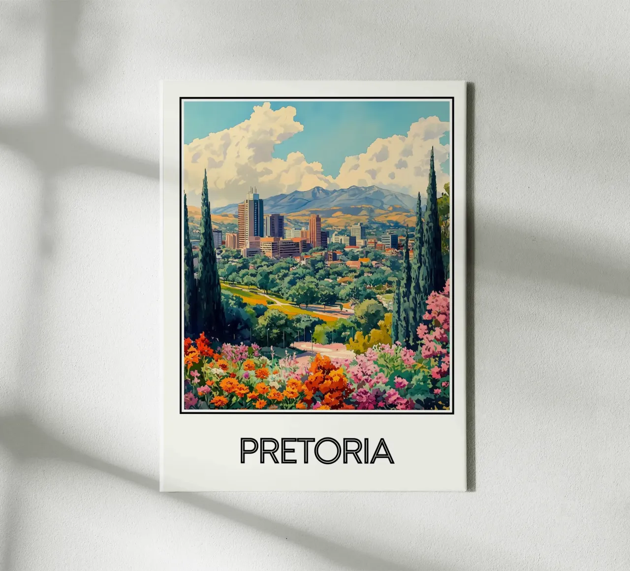 Pretoria tela con Cornice a cassetta da Frame the World