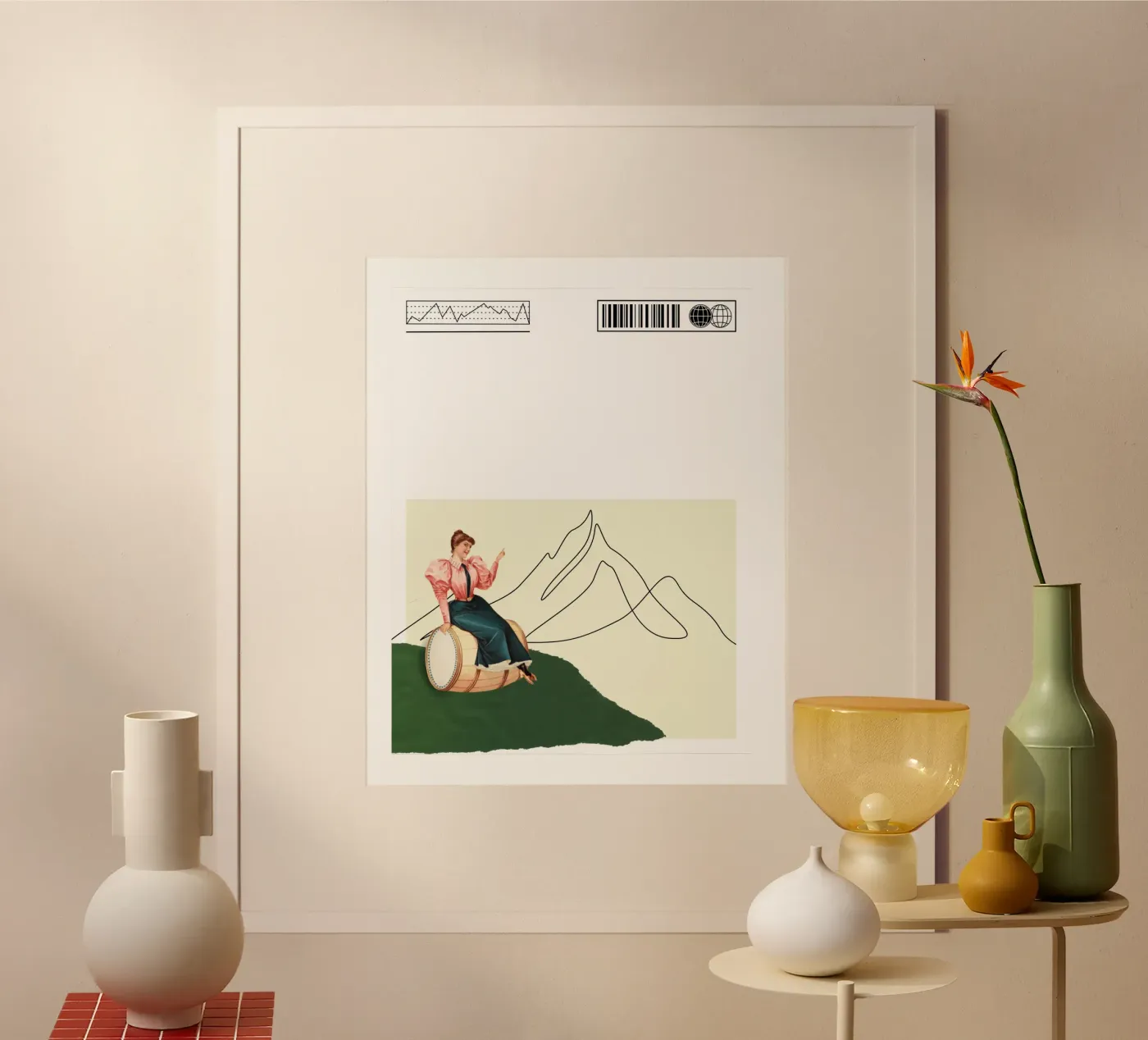 GUIDED BY THE BARREL Poster von EINFACH.UEBEL