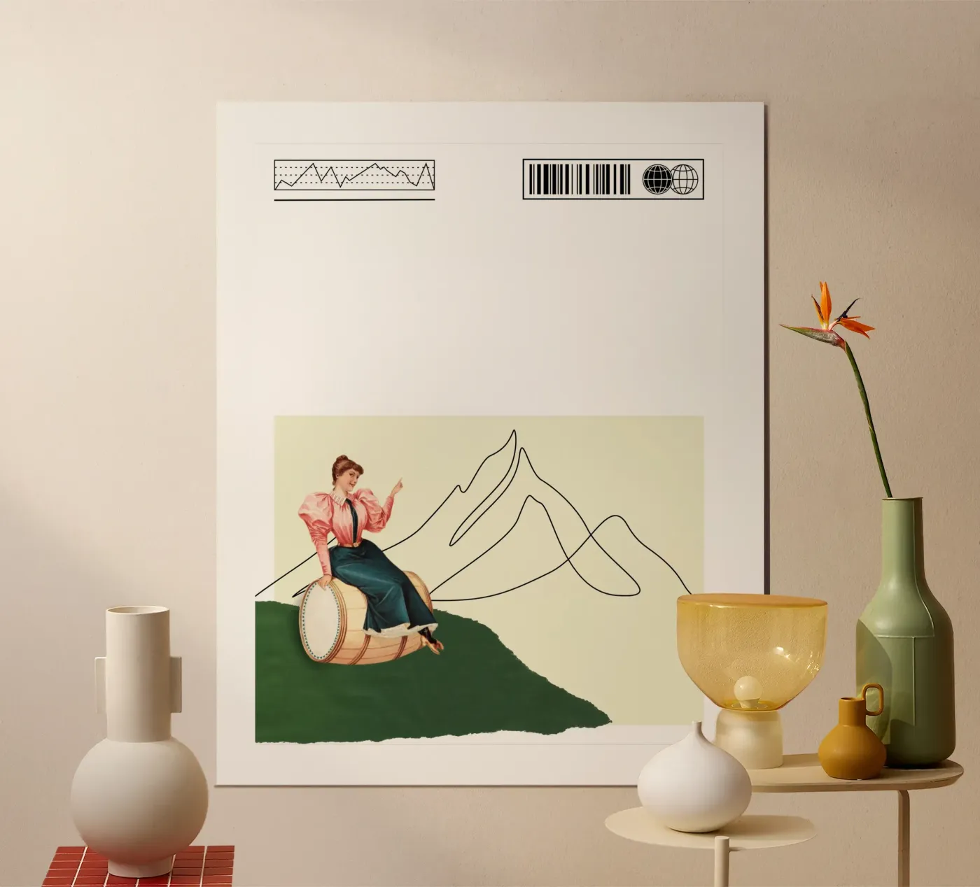 GUIDED BY THE BARREL Poster von EINFACH.UEBEL
