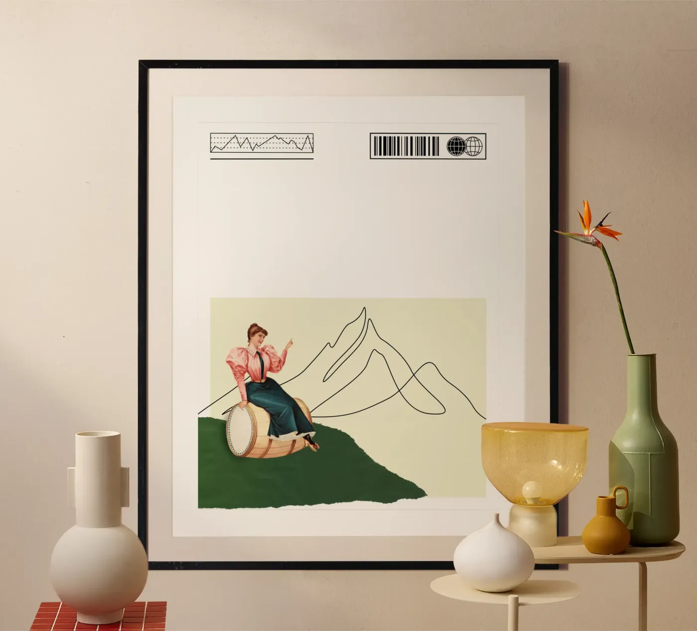 GUIDED BY THE BARREL Poster von EINFACH.UEBEL