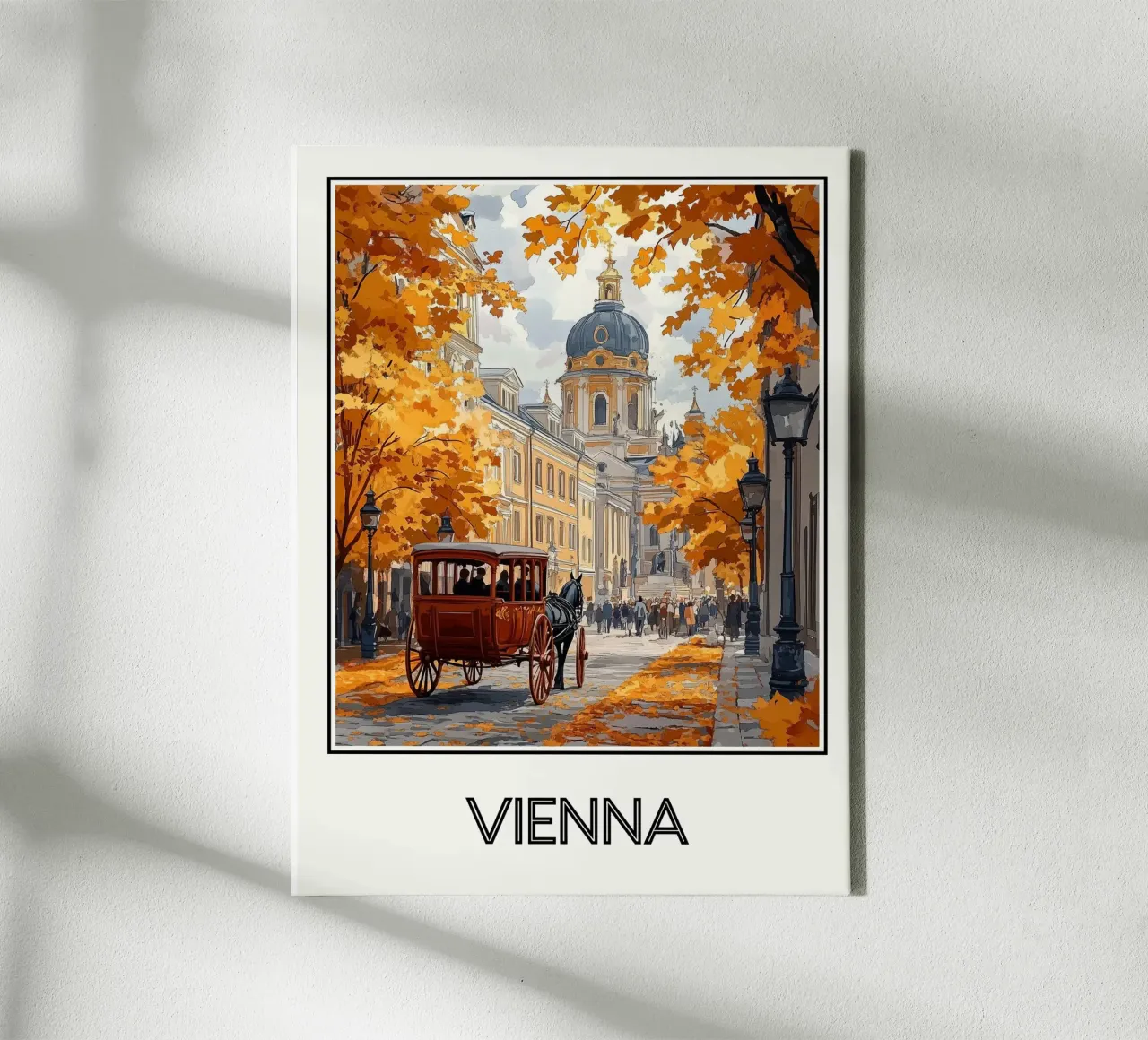 Vienna tela con Cornice a cassetta da Frame the World