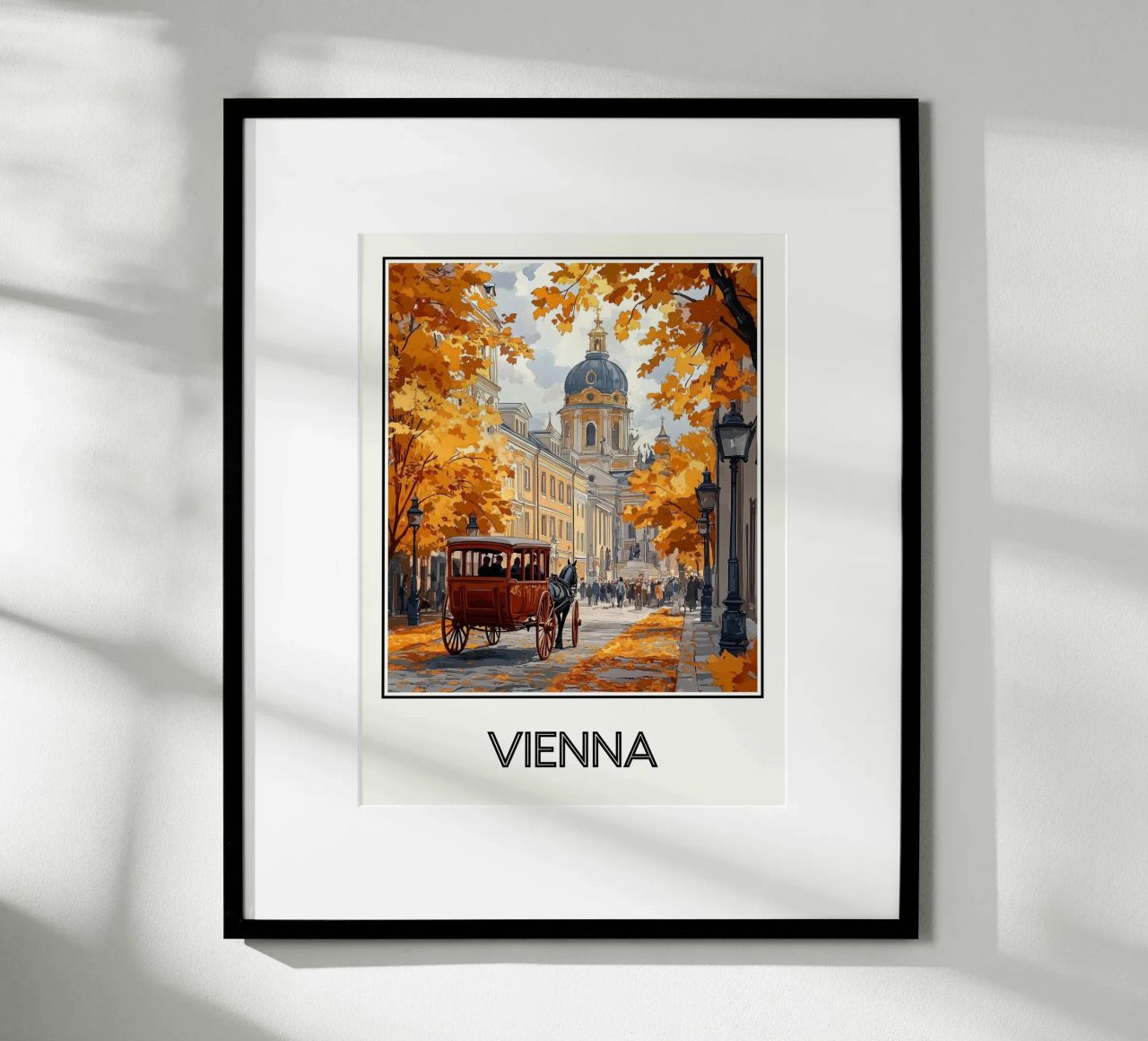 Wien Poster von Frame the World
