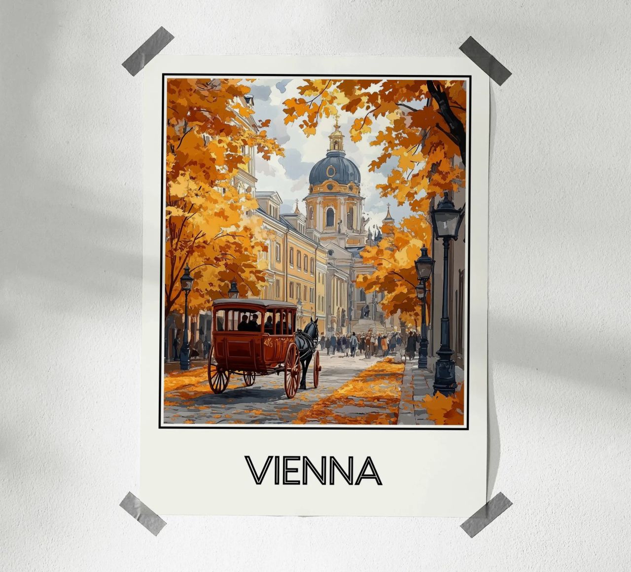 Wien Poster von Frame the World