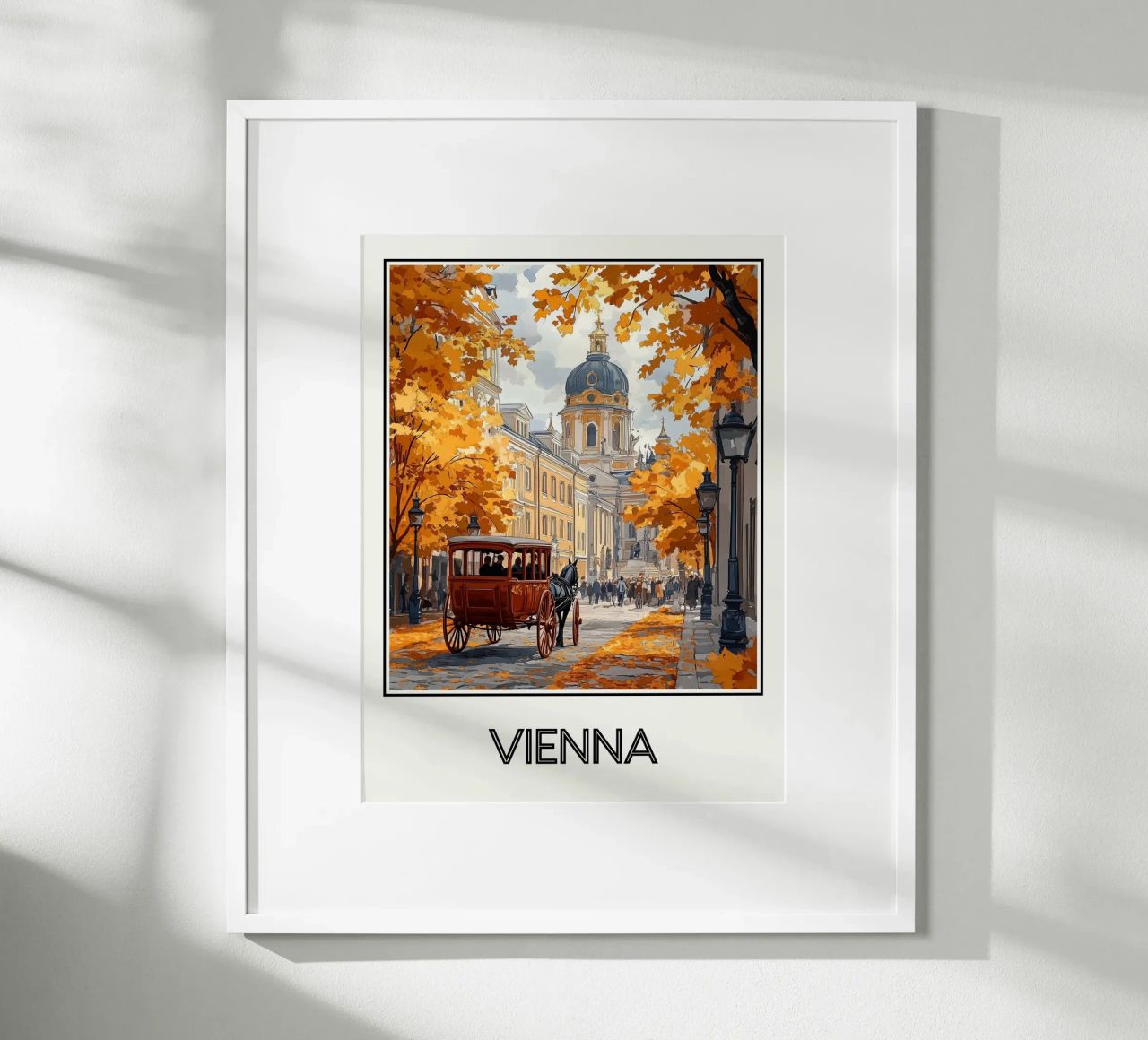 Wien Poster von Frame the World